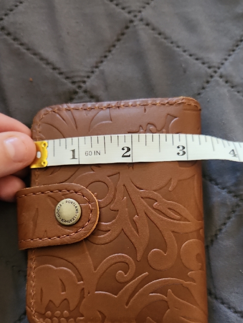 Portland Leather Goods Koala Embossed Leather Bag with Matching Wallet - Picture 14 of 15